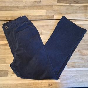 Harper Grey Corduroy Flare Pants M